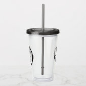 Frühling-Wappen Acryltrinkbecher (Rechts)