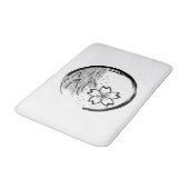 Frühling-Wappen Badematte (Schrägansicht)