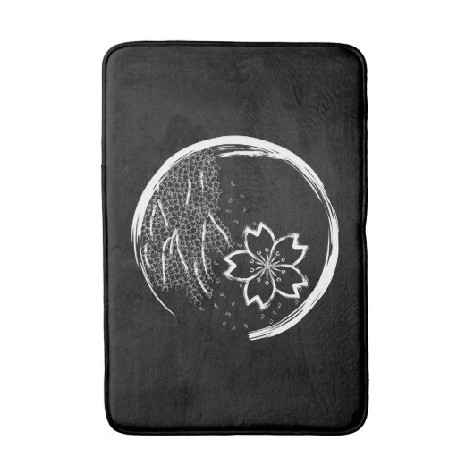 Frühling-Wappen Badematte (Vorderseite Vertikal)