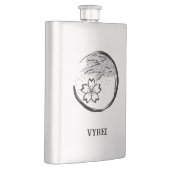 Frühling-Wappen Flachmann (Rechts)