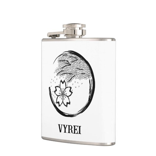 Frühling-Wappen Flachmann (Links)