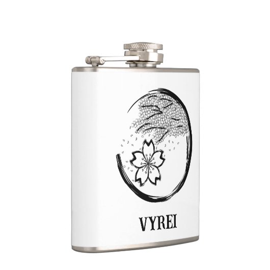 Frühling-Wappen Flachmann (Rechts)