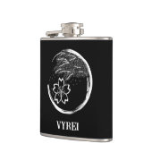 Frühling-Wappen Flachmann (Links)