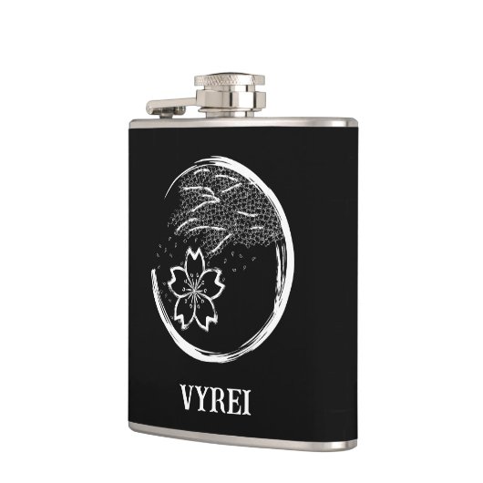 Frühling-Wappen Flachmann (Links)