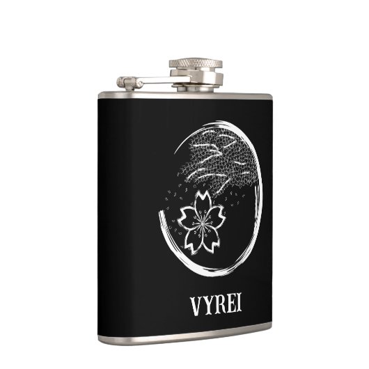 Frühling-Wappen Flachmann (Rechts)