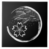 Frühling-Wappen Fliese (Vorderseite)