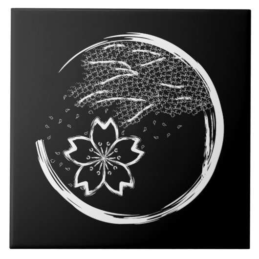 Frühling-Wappen Fliese (Vorderseite)