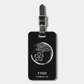 Frühling-Wappen Gepäckanhänger (Vorderseite vertikal)