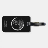 Frühling-Wappen Gepäckanhänger (Rückseite horizontal)