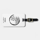 Frühling-Wappen Gepäckanhänger (Vorderseite horizontal)