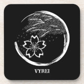 Frühling-Wappen Getränkeuntersetzer (Vorderseite)