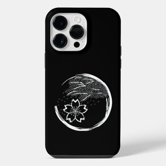 Frühling-Wappen iPhone Hülle (Rückseite)