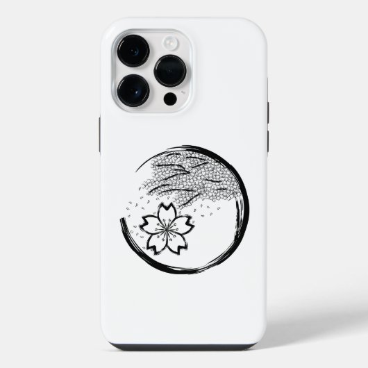 Frühling-Wappen iPhone Hülle (Rückseite)