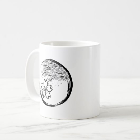 Frühling-Wappen Kaffeetasse (Vorderseite Links)