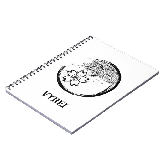 Frühling-Wappen Notizblock (Linke Seite)