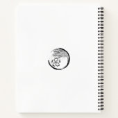 Frühling-Wappen Notizblock (Rückseite)