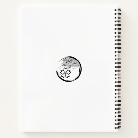 Frühling-Wappen Notizblock (Rückseite)