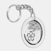 Frühling-Wappen Schlüsselanhänger (Vorderseite links)