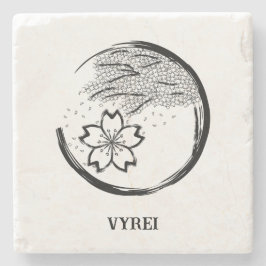 Frühling-Wappen Steinuntersetzer