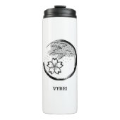 Frühling-Wappen Thermosbecher (Vorderseite)