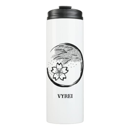 Frühling-Wappen Thermosbecher (Vorderseite)