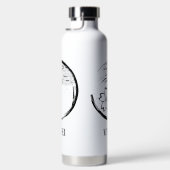 Frühling-Wappen Trinkflasche (Rechts)