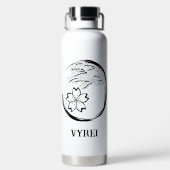 Frühling-Wappen Trinkflasche (Rückseite)