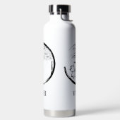 Frühling-Wappen Trinkflasche (links)