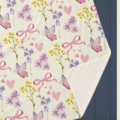 Frühling Wildblume Sherpa Blanket Sherpadecke