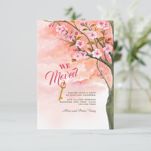 Frühling wir bewegen Ankündigung (Stehend Vorderseite)