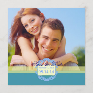Frühlingblau Save the Date