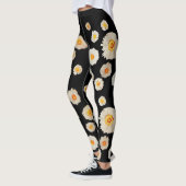 FrühlingCustom Leggings, White Daisises Blumenkuns Leggings (Links)