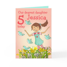 Frühlinges in der Karte des Lufttochter-Alters 5