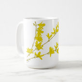 FrühlingForsythia Kaffeetasse (Vorderseite Links)