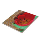 Frühlinggelb und Roter Tulip Fliese (Seite)