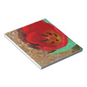 Frühlinggelb und Roter Tulip Notizblock (angewinkelt)