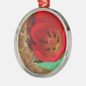 Frühlinggelb und Roter Tulip Ornament Aus Metall (Links)