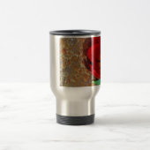 Frühlinggelb und Roter Tulip Reisebecher (Mittel)