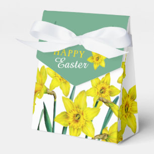 Frühlinggelbe Daffodien Kunst Dankeschön an Ostern Geschenkschachtel