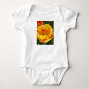 Frühlinggelbe Tulissen Baby Strampler