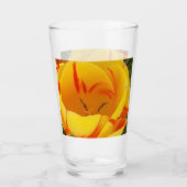 Frühlinggelbe Tulissen Glas (Vorderseite)