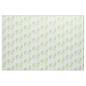 Frühlinggrün Blätter Aquarellmuster Stoff (Fat Quarter (45,7 x 55,9 cm))