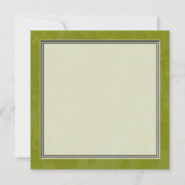 Frühlinggrün verlasse leere Einladungen