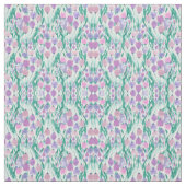 Frühlingrosa Lila Tulip Floral Wasserfarbe Stoff (Muster)