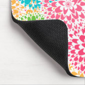 Frühlings-abstrakte Blumen Mousepad (Ecke)