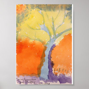 Frühlings-Ansätze Poster