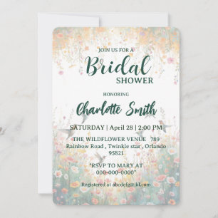 Frühlings-Aquarell-Vögel Florales Monogramm Wildbl Einladung