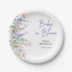 Frühlings-Baby-Party 'Baby in Blüte'   Pappteller