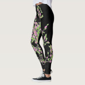 Frühlings-Baum mit Blumen Leggings (Links)
