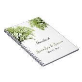 Frühlings-Bäume2 - Notizbuch - Guestbook Notizblock (Rechte Seite)